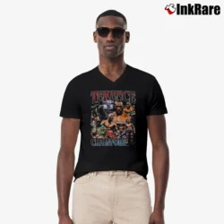 Men’s Terence Crawford Bud for Boxing Fans V-Neck Tee in black | Sharp, Breathable, Everyday Staple