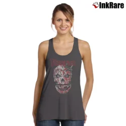 Women’s Terrifier Clown Tank Top in charcoal | Lightweight, Movement-Friendly