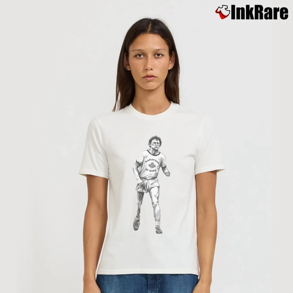 Women’s Terry Fox Signature T-Shirt in white | Soft, Flattering Fit