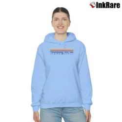 Women’s Texas Babe Cozy Hoodie in light blue | Warm, Structured, Stylish