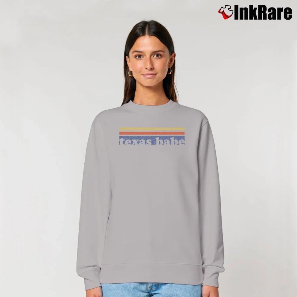 Women’s Texas Babe Relaxed Sweatshirt in sport grey | Soft, Laid-Back Vibe