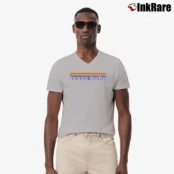 Men’s Texas Babe V-Neck Tee in sport grey | Sharp, Breathable, Everyday Staple