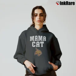 Women’s Texas State Bobcats Mama Cat Cozy Hoodie in charcoal | Warm, Structured, Stylish
