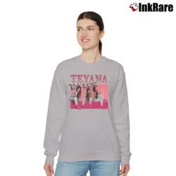 Women’s Teyana Taylor Style Graphic Relaxed Sweatshirt in sport grey | Soft, Laid-Back Vibe