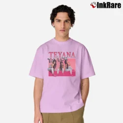 Men’s Teyana Taylor Style Graphic Classic T-Shirt in light pink | Soft, Breathable Everyday Wear