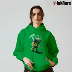 Women’s Thanos Vs The Universe Cozy Hoodie in irish green | Warm, Structured, Stylish