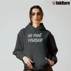 Women’s The 100 Go Float Yourself Cozy Hoodie in charcoal | Warm, Structured, Stylish