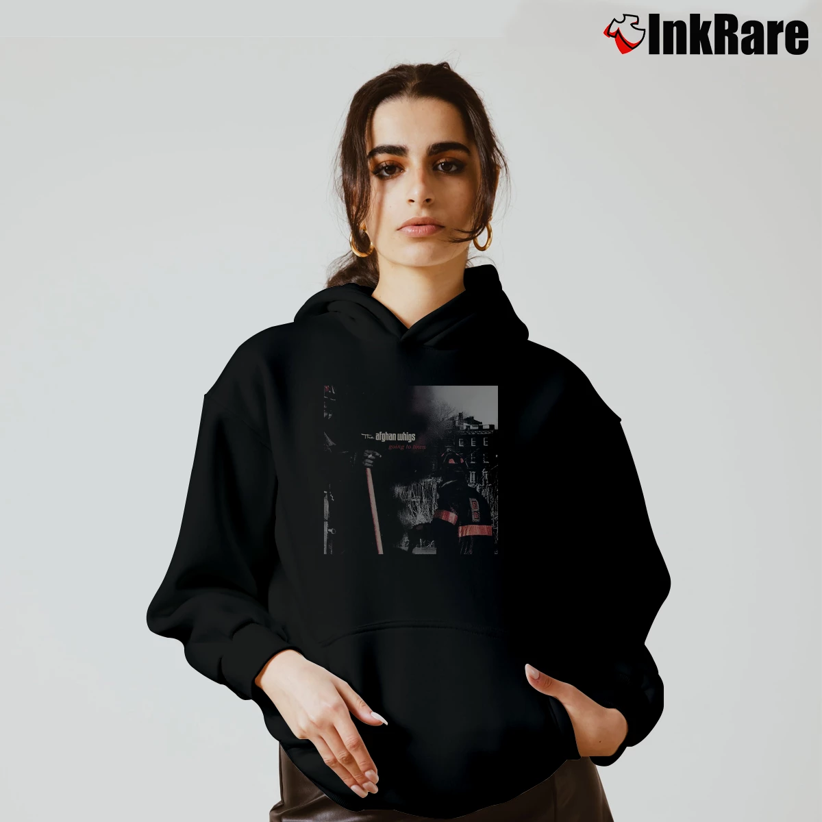 The Afghan Whigs Going To Town Women’s Cozy Hoodie in black – Urban Chic Women’s The Afghan Whigs Going To Town Cozy Hoodie in black | Warm, Structured, Stylish