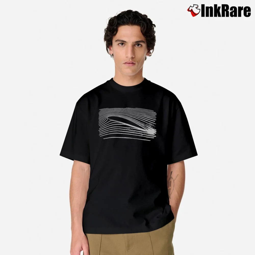 Men’s The Airfoil Graphic Classic T-Shirt in black | Soft, Breathable Everyday Wear