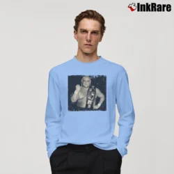 Men’s the american dream dusty rhodes nwa for Classic Wrestling Fans Long-Sleeve Shirt in light blue | Sleek, Lightweight, Year-Round Wear