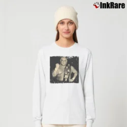 Women’s the american dream dusty rhodes nwa for Classic Wrestling Fans Long-Sleeve Top in white | Sleek, Versatile, All-Season