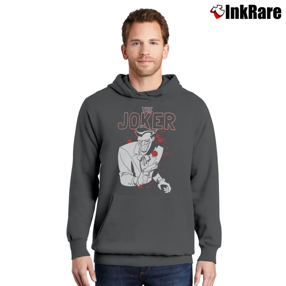 Men’s The Animated Series The Joker Pullover Hoodie in charcoal | Cozy, Durable, Modern Fit