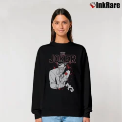 Women’s The Animated Series The Joker Relaxed Sweatshirt in black | Soft, Laid-Back Vibe