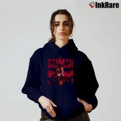 Women’s The Batman Dark Knight Graphic Cozy Hoodie in navy | Warm, Structured, Stylish