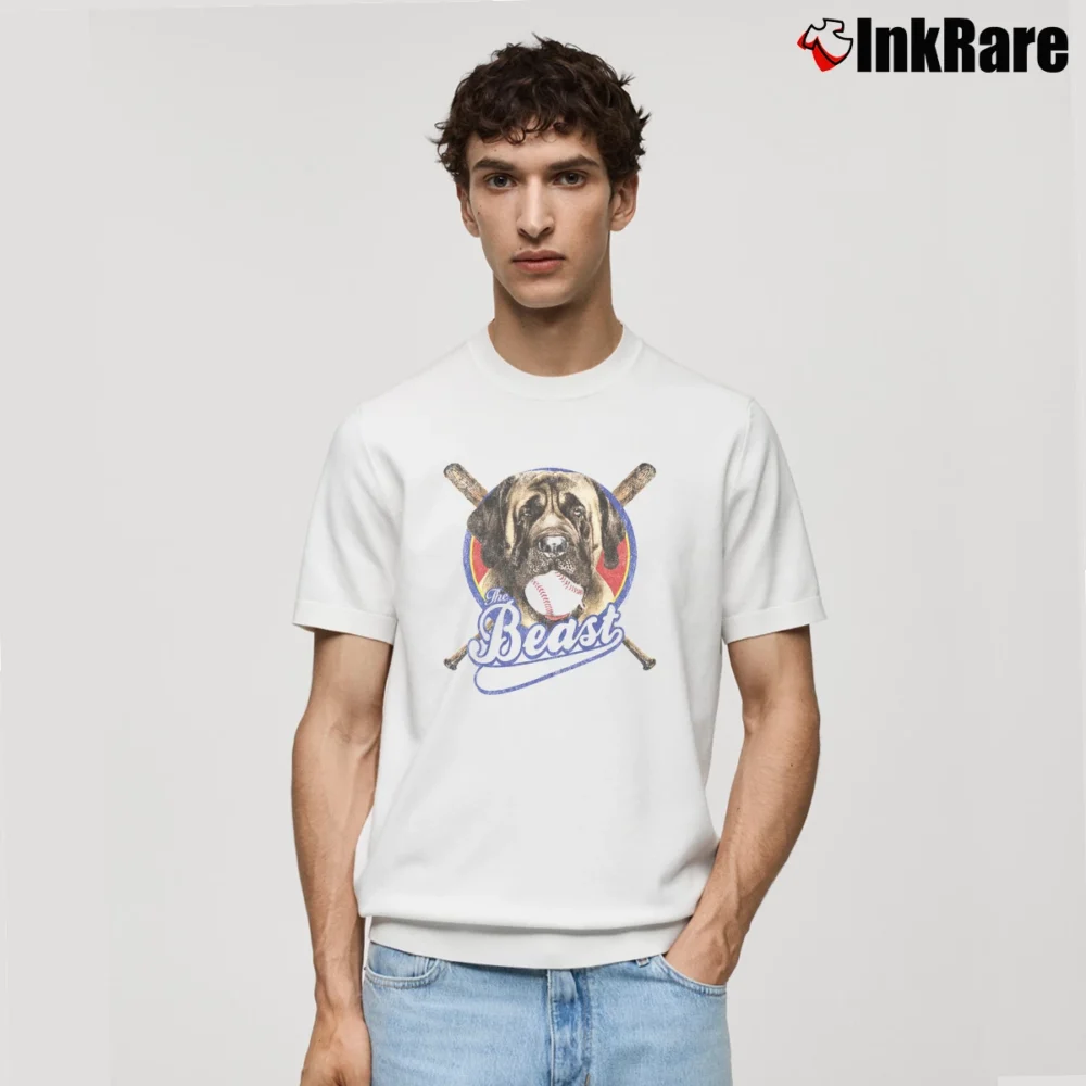 Men’s The Beast Sandlot Classic T-Shirt in white | Soft, Breathable Everyday Wear