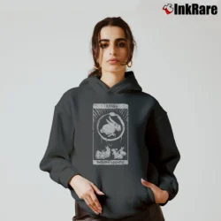 Women’s The Birthday Massacre Tarot Black Cozy Hoodie in charcoal | Warm, Structured, Stylish