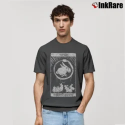 Men’s The Birthday Massacre Tarot Black Classic T-Shirt in charcoal | Soft, Breathable Everyday Wear