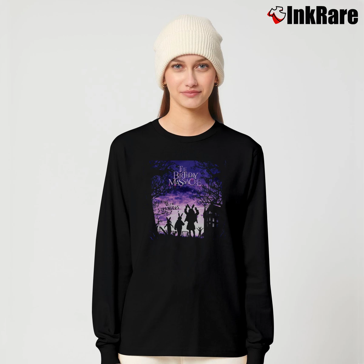 The Birthday Massacre Walking With Strangers Women’s Long-Sleeve Top in black – Effortless Layer Women’s The Birthday Massacre Walking With Strangers Long-Sleeve Top in black | Sleek, Versatile, All-Season