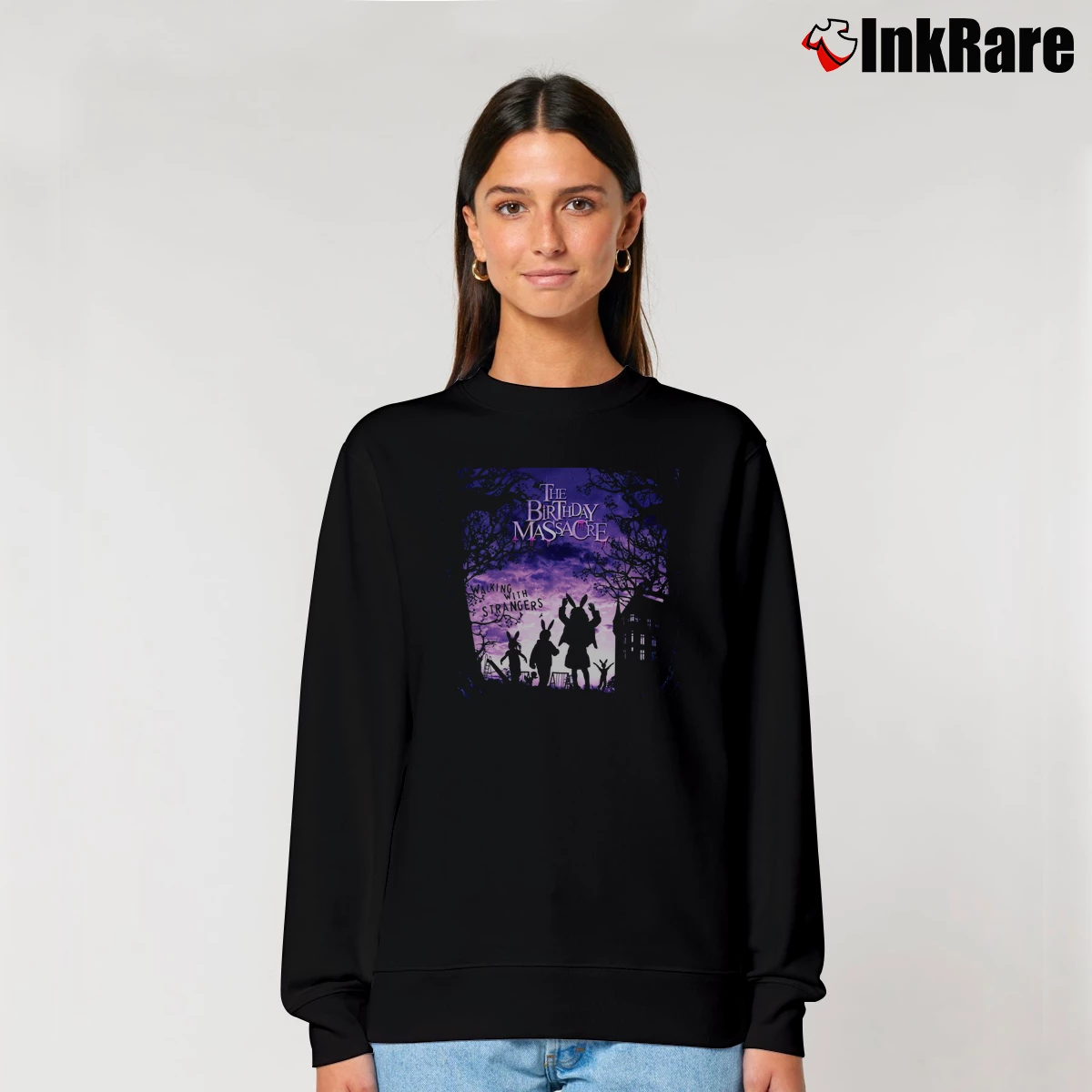 The Birthday Massacre Walking With Strangers Women’s Relaxed Sweatshirt in black – Cozy Casual Women’s The Birthday Massacre Walking With Strangers Relaxed Sweatshirt in black | Soft, Laid-Back Vibe