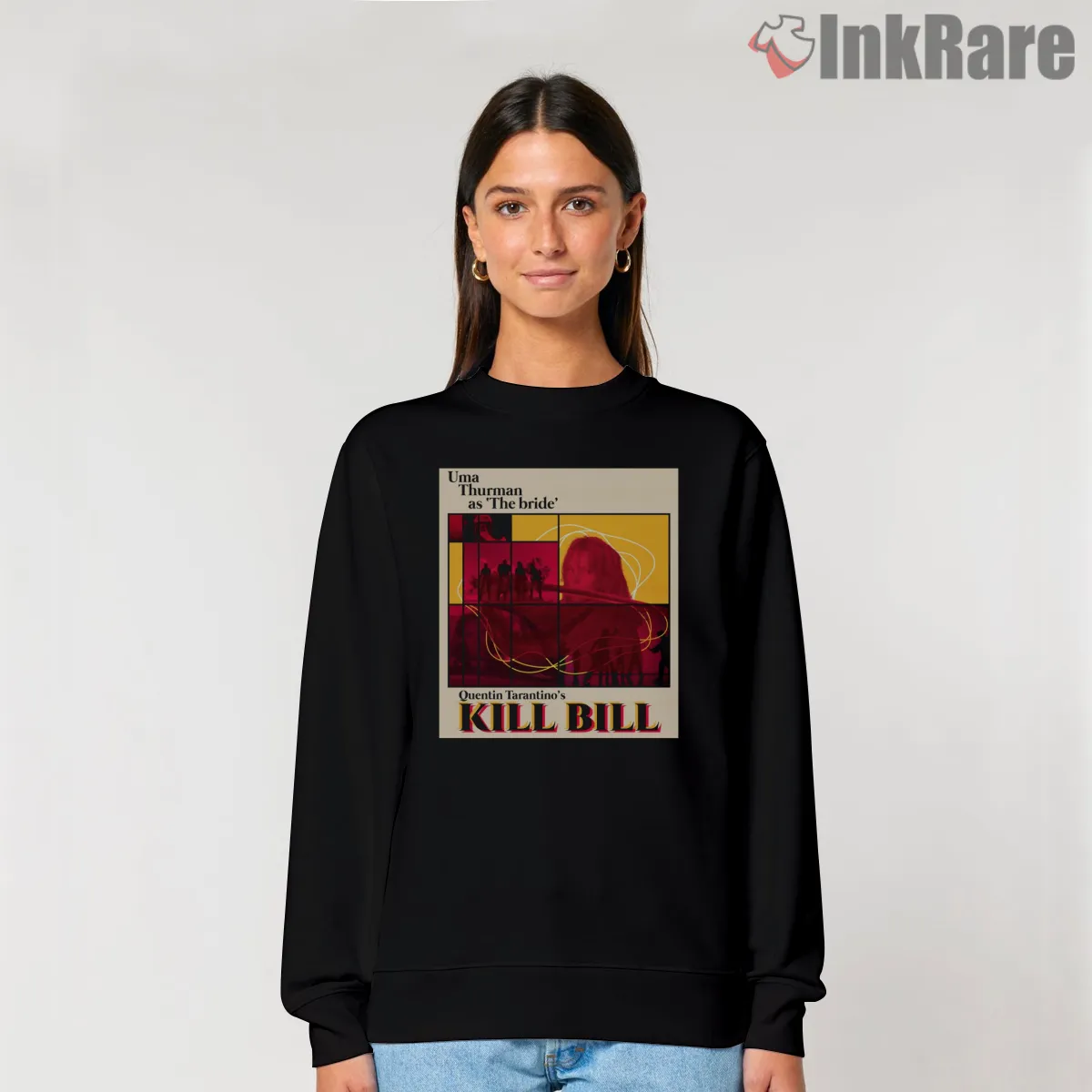 The Bride Minimalist Red Frame Kill Bill Portrait Shirt The Bride Minimalist Red Frame Kill Bill Portrait Shirt on graphic shirt for women graphic tee