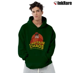 Men’s The Cannonball Run Captain Chaos Movie Pullover Hoodie in forest green | Cozy, Durable, Modern Fit