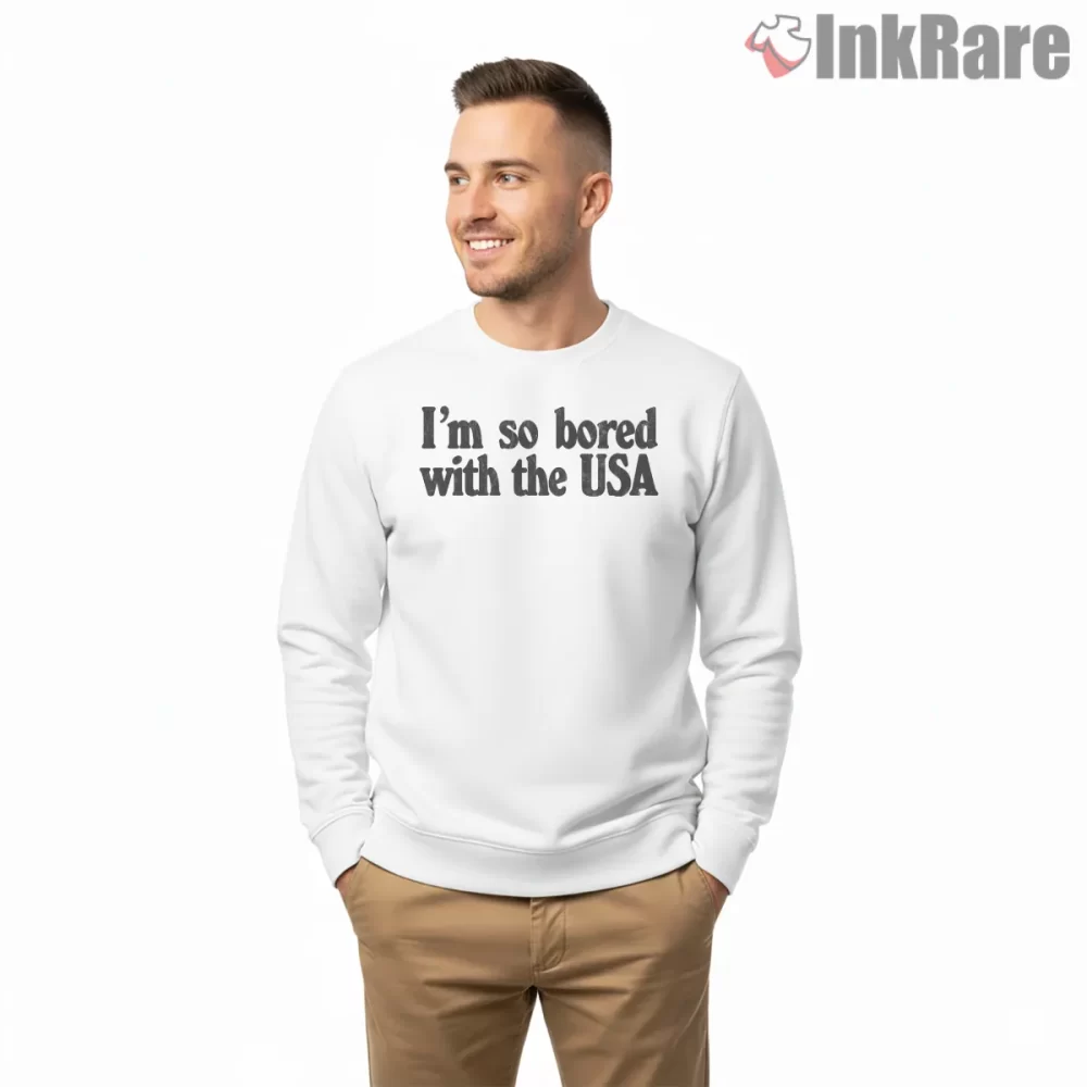 The Clash Im So Bored With The Usa Lyric Shirt on graphic shirt for men graphic tee