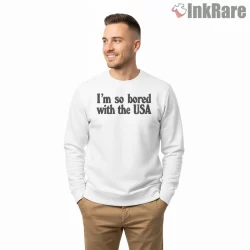 The Clash Im So Bored With The Usa Lyric Shirt on graphic shirt for men graphic tee