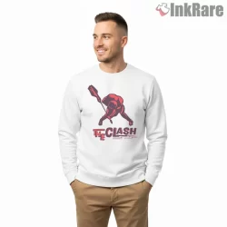 The Clash London Calling Guitar Smash Distressed Shirt on graphic shirt for men graphic tee