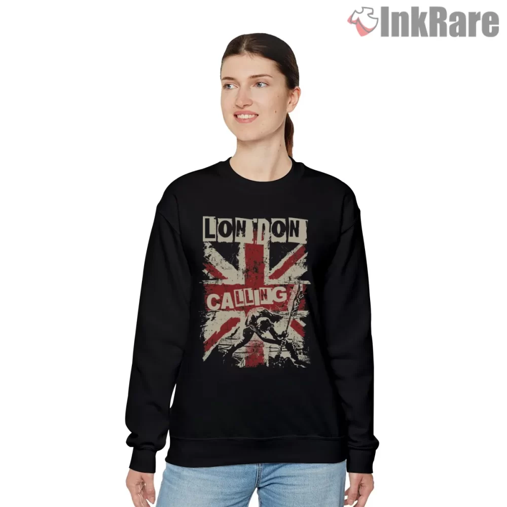 The Clash London Calling Union Jack Smash Shirt on graphic shirt for women graphic tee