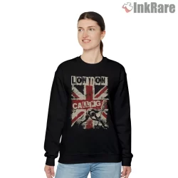 The Clash London Calling Union Jack Smash Shirt on graphic shirt for women graphic tee