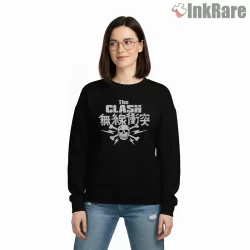 The Clash Radio Clash Skull Logo Shirt on graphic shirt for women graphic tee