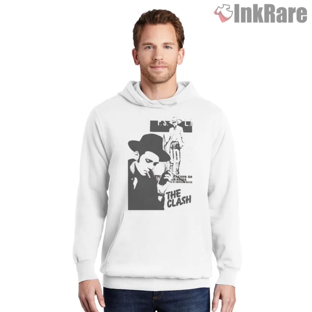 The Clash Rudie Cant Fail Ska Punk Shirt on white hoodie for men graphic tee