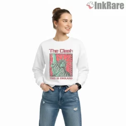 The Clash This Is England Protest Fan Art Shirt on graphic shirt for women graphic tee