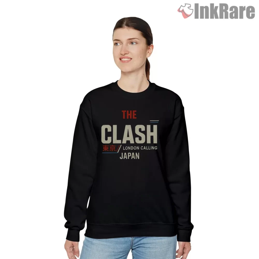 The Clash Tokyo London Calling Logo Shirt on graphic shirt for women graphic tee