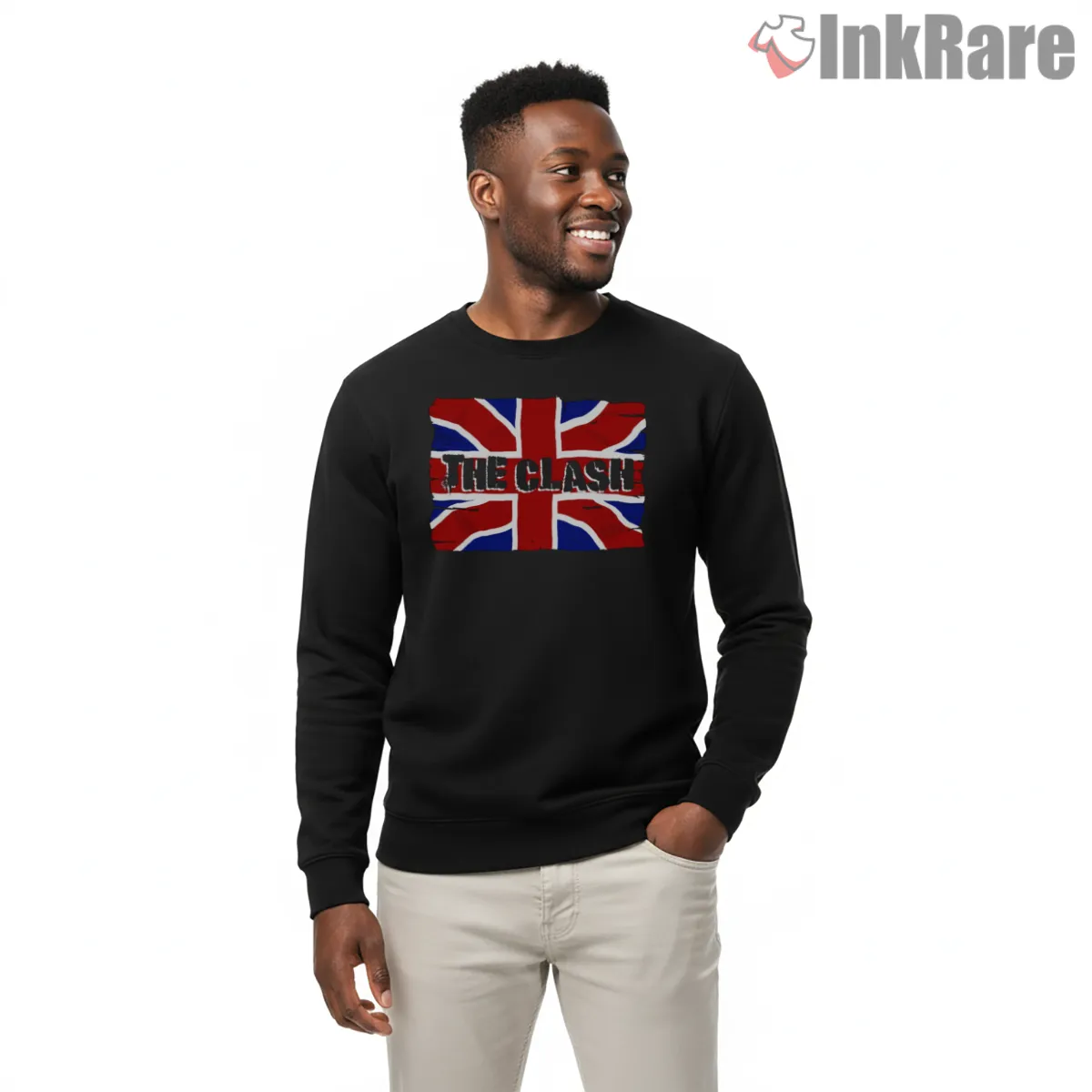 The Clash Union Jack British Punk Flag Shirt on graphic shirt for men graphic tee