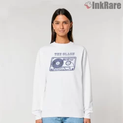 The Clash Vintage Cassette Music Illustration Shirt on graphic shirt for women graphic tee