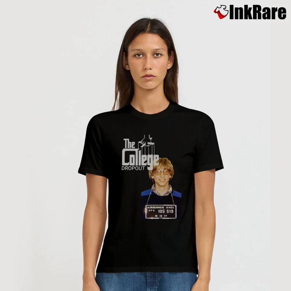 Women’s The College Dropout Godfather T-Shirt in black | Soft, Flattering Fit