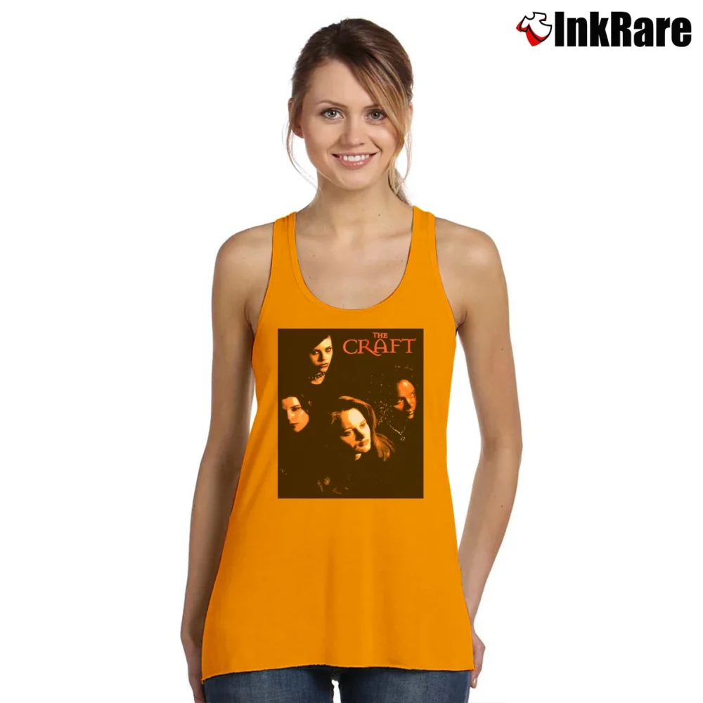 Women’s The Craft Graphic Tank Top in orange | Lightweight, Movement-Friendly