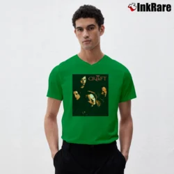 Men’s The Craft Graphic V-Neck Tee in irish green | Sharp, Breathable, Everyday Staple