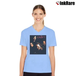 Women’s The Craft Graphic V-Neck Tee in light blue | Chic Neckline, Soft Texture