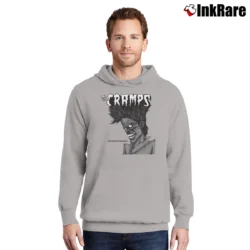 Men’s The Cramps Bad Music For Bad People Pullover Hoodie in sport grey | Cozy, Durable, Modern Fit
