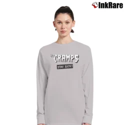 Women’s the cramps stay sick punk rock horror Long-Sleeve Top in sport grey | Sleek, Versatile, All-Season