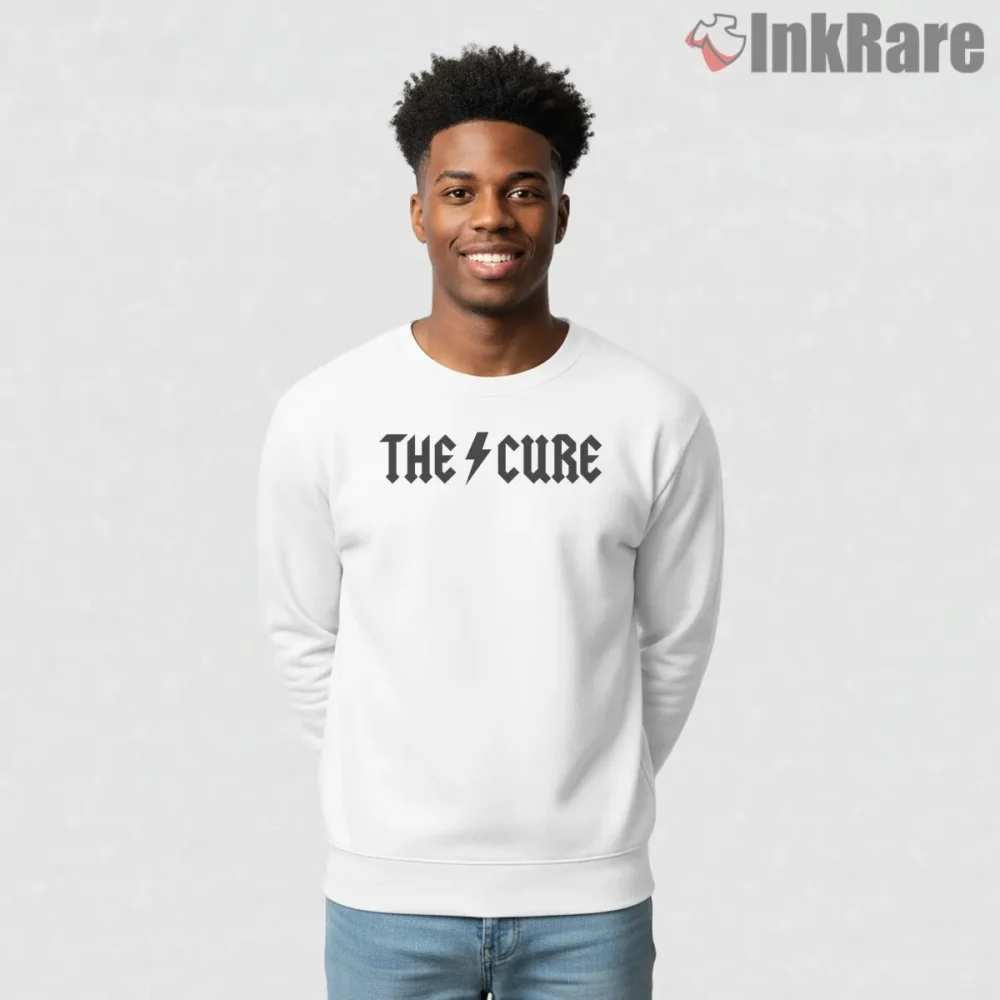 The Cure Acdc Inspired Rock Logo Shirt on graphic shirt for men graphic tee