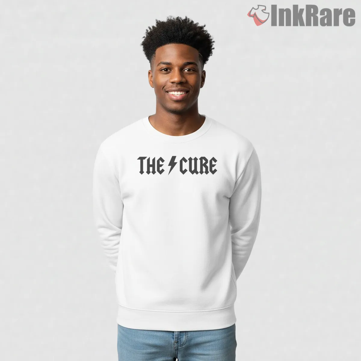 The Cure Acdc Inspired Rock Logo Shirt The Cure Acdc Inspired Rock Logo Shirt on graphic shirt for men graphic tee