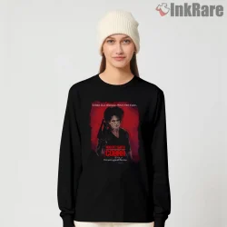 The Cure Cobra Movie Crossover Shirt on black long sleeve shirt for women graphic tee