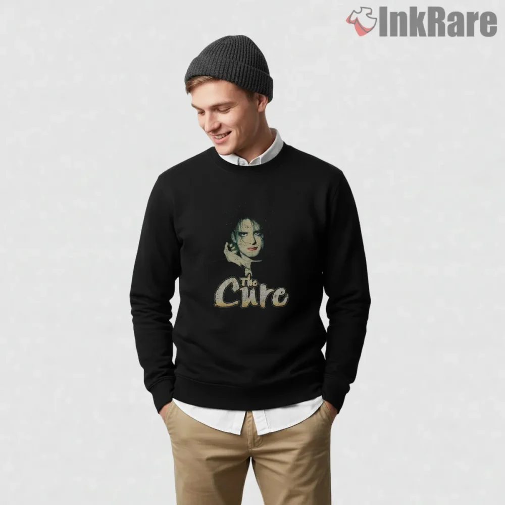 The Cure Robert Smith Gothic Portrait Shirt on graphic shirt for men graphic tee