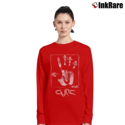 Women’s The Cure Wish Album Long-Sleeve Top in red | Sleek, Versatile, All-Season