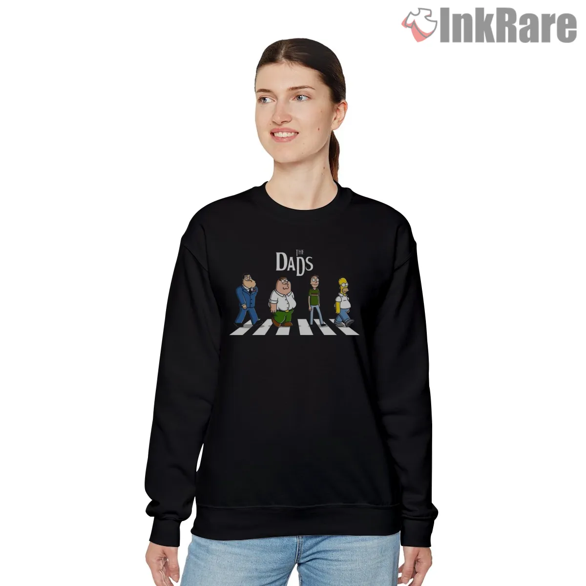 The Dads Abbey Road Cartoon Crossover Parody Shirt The Dads Abbey Road Cartoon Crossover Parody Shirt on graphic shirt for women graphic tee