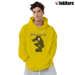 Men’s The Damned Captain Sensible Gothic Punk Pullover Hoodie in yellow | Cozy, Durable, Modern Fit