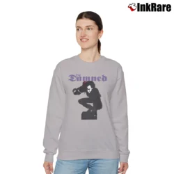 Women’s The Damned Captain Sensible Gothic Punk Relaxed Sweatshirt in sport grey | Soft, Laid-Back Vibe